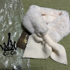 Co&Co オシャレホワイトネックウォーマー