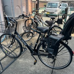 自転車（子供シート付き）