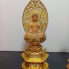 木彫り仏像まとめ売りの画像