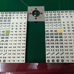 ●○●【持帰 配達 限定】中古全自動麻雀卓『雀豪マーク３』キャスター付●○●の画像