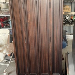 新品 伝統的な木製仏壇 ダークブラウン 