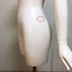 女性マネキン上半身ボディ高さ調節可能　可動式頭・左右腕・両手・マグネット胸・スタンド付きトルソー婦人マネキン傷物　店舗用品の画像
