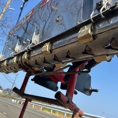 ニプロ　肥料散布機　ライムソワー FT-1405　作業機 消石灰 施肥　肥料まき トラクター　アタッチメント 作業幅 約1400mm スタンド付き　ライムソーワの画像