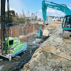 地盤改良工事、オペ、手元！急募‼︎の画像