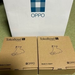 OPPO トコボウルフード用&ウォーター用　新品未使用の画像