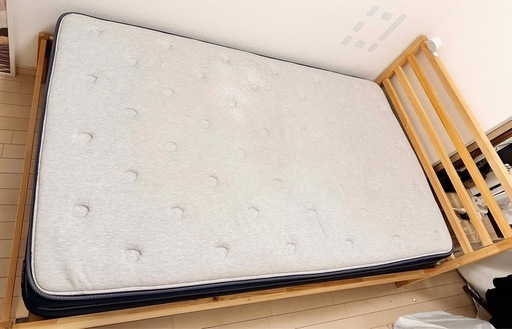 ニトリ デュアルポケット 7万高級マットレス セミダブル 2層式