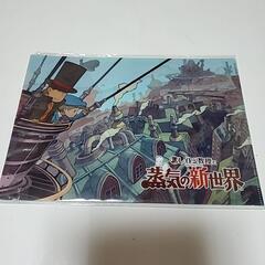 東京ゲームショウ　レイトン教授＆イナズマイレブン　クリアファイル
の画像