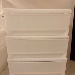 ニトリのプラスチックタンス