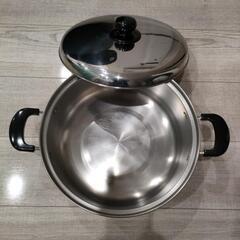IH対応　ステンレス　大鍋の画像