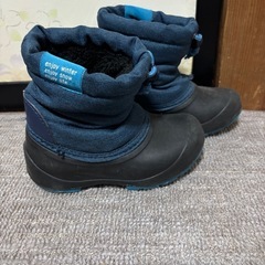 ブーツ　ブルー　17センチの画像