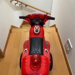 子供用　電動バイク　②赤の画像