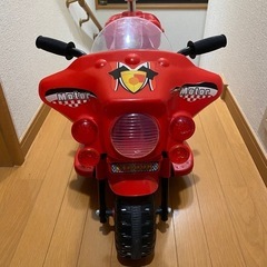 子供用　電動バイク　②赤の画像