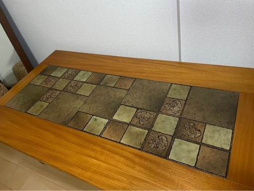 タイルテーブル/北欧アンティーク