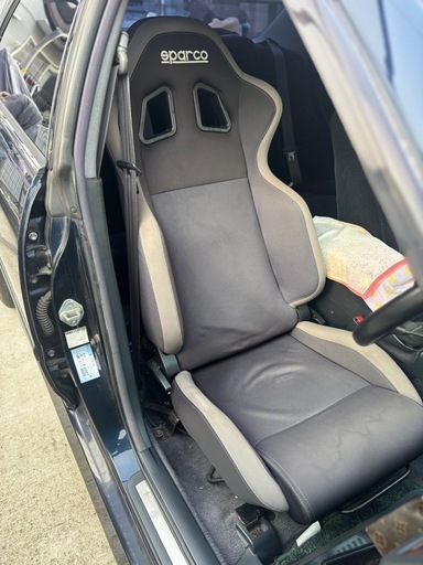 sparco R100 セミバケ バケットシート　jzx100シートレール付き