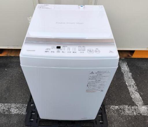 ☑︎ご成約済み■特価■2023年製■東芝 5.0kg洗濯機 静音/部屋干し/簡易乾燥 AW-5GA2