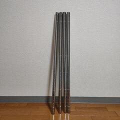 ドウシシャ Luminas ルミナス メタルラック ポール4本 25mm  ハンガーポールの画像