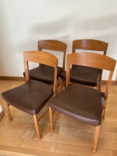 カリモク　ダイニングチェア4脚　CT52