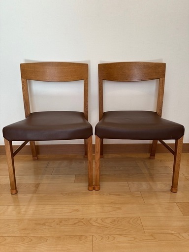 ④美品　カリモク　ダイニングチェア1脚 カリモクダイニング椅子(4脚)