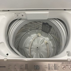 Panasonic/パナソニック 全自動洗濯機 NA-F70PB15 2022年製 7kg ビッグウェーブ洗浄 からみほぐしの画像