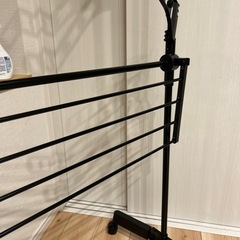 ニトリ　部屋干し　ハンガーラックの画像