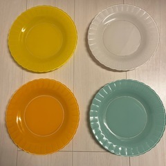 デュラレクス　DURALEX ガラス皿4枚セット　未使用　フランス製