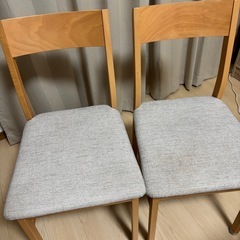 ダイニングチェア　2脚セット