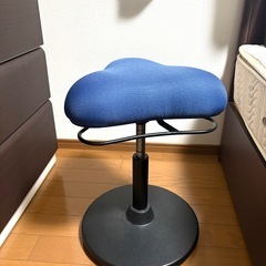 美品★バランスチェア/プロポーションスツール　ブルー