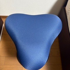 美品★バランスチェア/プロポーションスツール　ブルーの画像