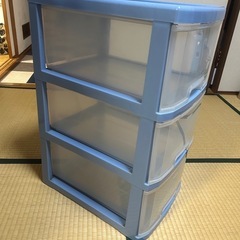 引き出し3段ボックス(中古)の画像