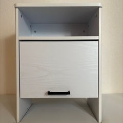 【引取募集】サンワダイレクト ルンバ基地 木製 ルーター収納 ロボット掃除機の画像