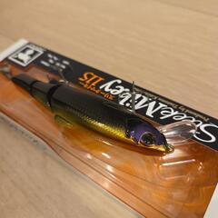 JACKALL　ジャッカル　 スリークマイキー 115　ウロコホロ弱明滅ブラックの画像