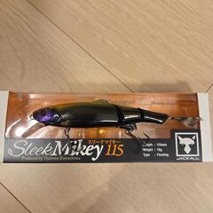 JACKALL　ジャッカル　 スリークマイキー 115　ウロコホロ弱明滅ブラックの画像