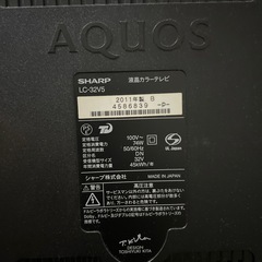 LED AQUOS LC-32V5の画像