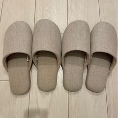 【新品】無印　スリッパ 2足セット の画像