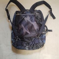 【中古】PORTER 迷彩 ナイロン ブリーフケース リュックの画像