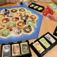 土曜昼からボードゲーム会“カタン”⛰️