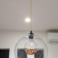 ペンダントライト　ガラス