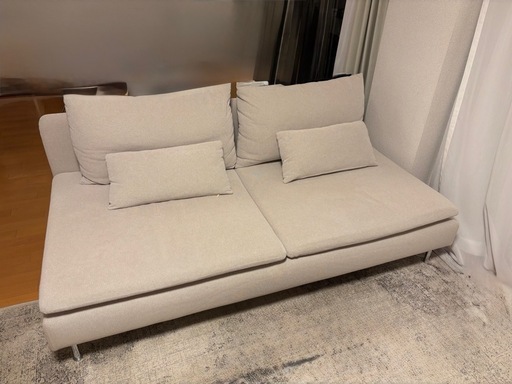 1年使用美品 IKEA SODERHAMN ソーデルハムン 三人掛けソファ