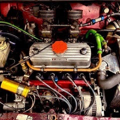 ローバーミニ  ジョンクーパー限定車スタイル　ツインキャブ　チューニングエンジンの画像