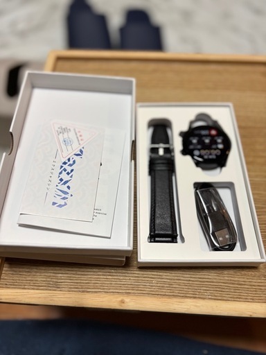 SMART WATCH ブラック レザー