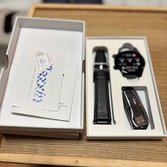 SMART WATCH ブラック レザーの画像
