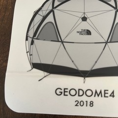ノースフェイスのステッカー3つの画像