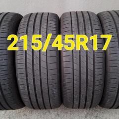 【配達も可能】【最終価格】バリ溝4本セット★215/45R17 ...