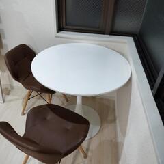 カフェテーブル&チェアの画像