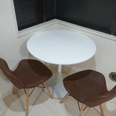 カフェテーブル&チェアの画像