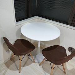 カフェテーブル&チェアの画像