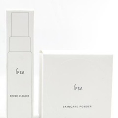 IPSA2点セット スキンケアパウダー25g ブラシクリーナー ...