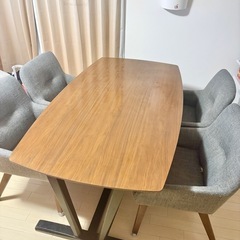 【取引中】ニトリ 165cm ダイニングテーブルセット4人