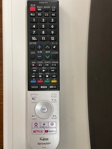 液晶テレビ　45型　SHARP 2019年