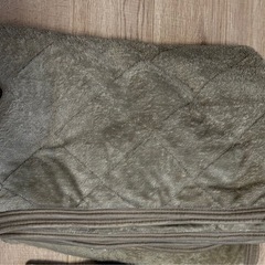 ニトリ　シーツ 敷きパッド起毛　ダブルの画像